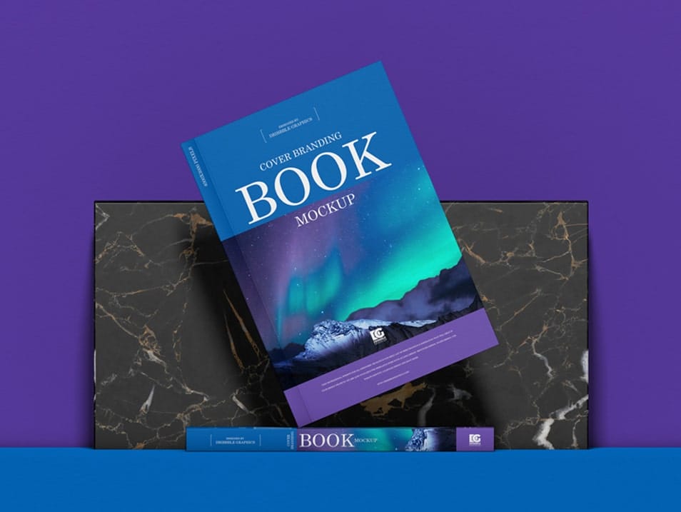 Free Cover Branding Book Mockup