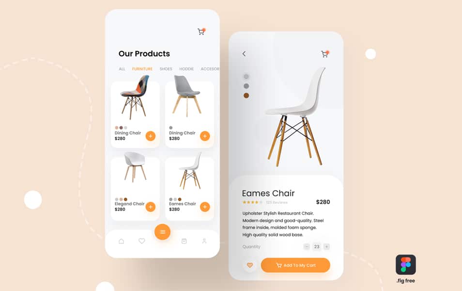 Free E-commerce App UI