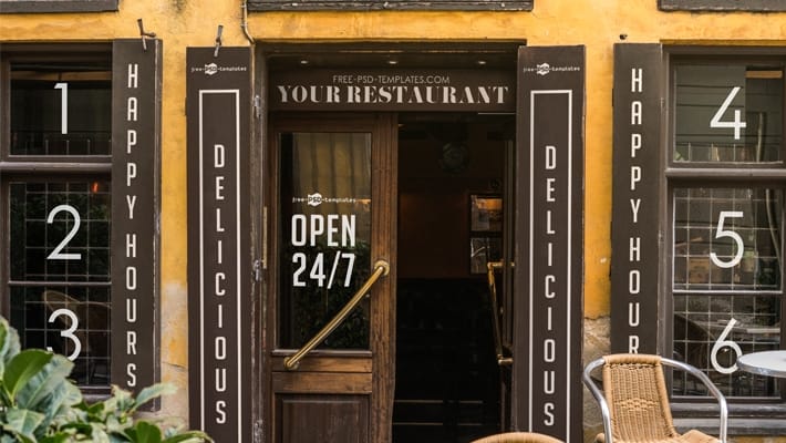 Free Facades and StoreFronts MockUps