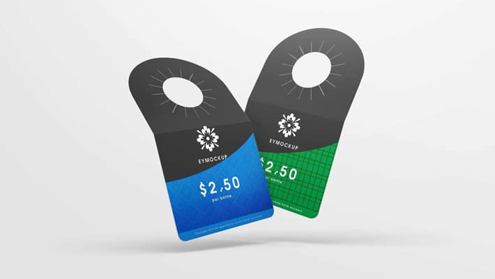 Free Flying Bottle Neck Design Mockup