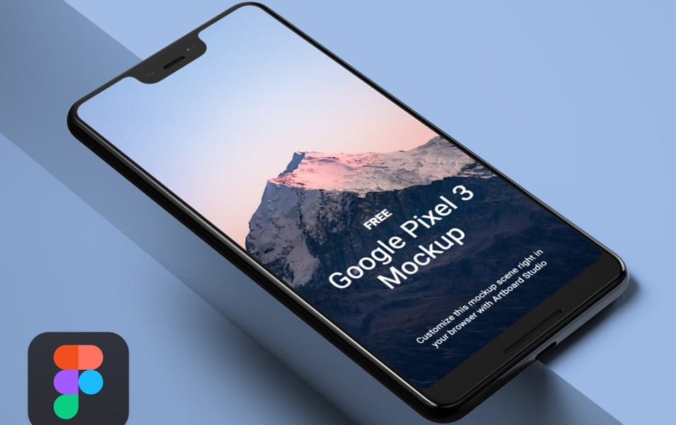 Free Google Pixel Phone Mockup