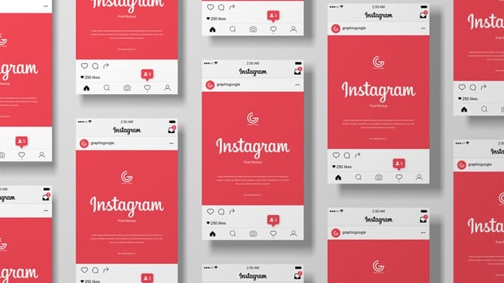 Free Instagram Post Mockup For 2020
