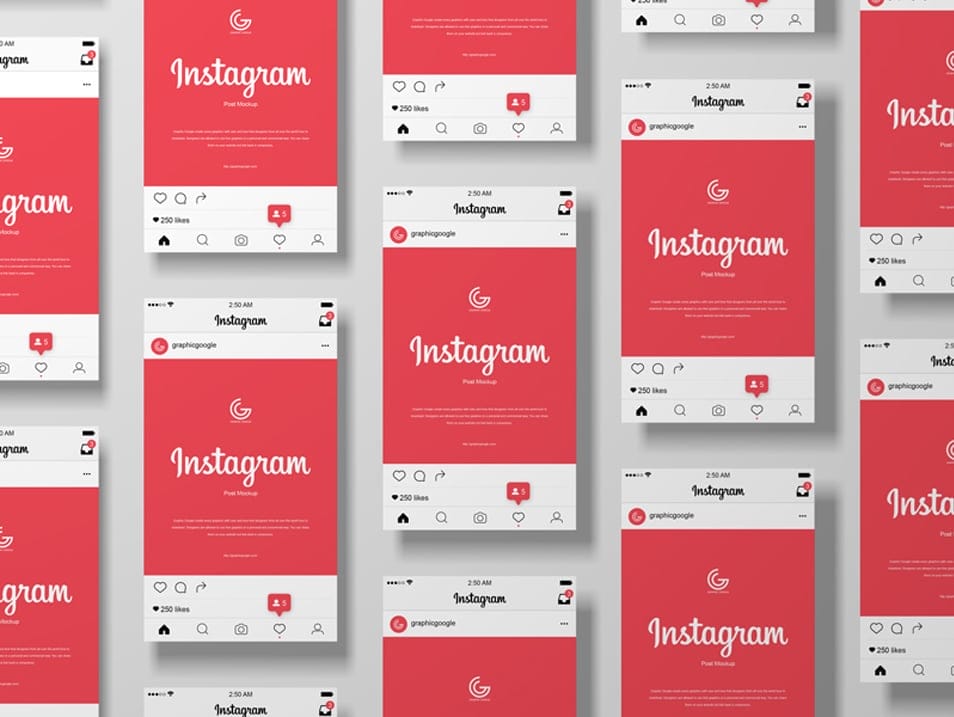 Free Instagram Post Mockup For 2020
