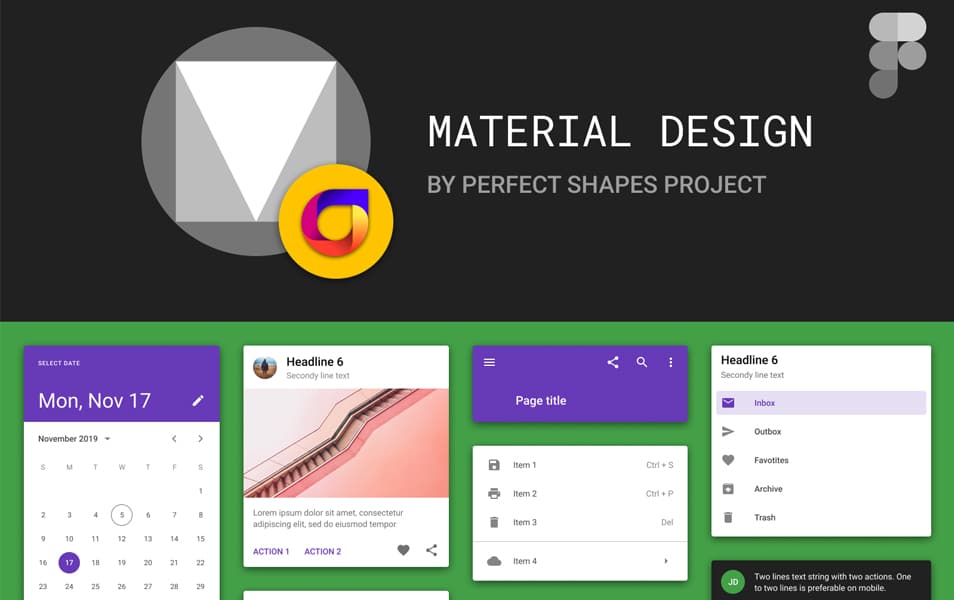 Free Material Design Kit For Figma