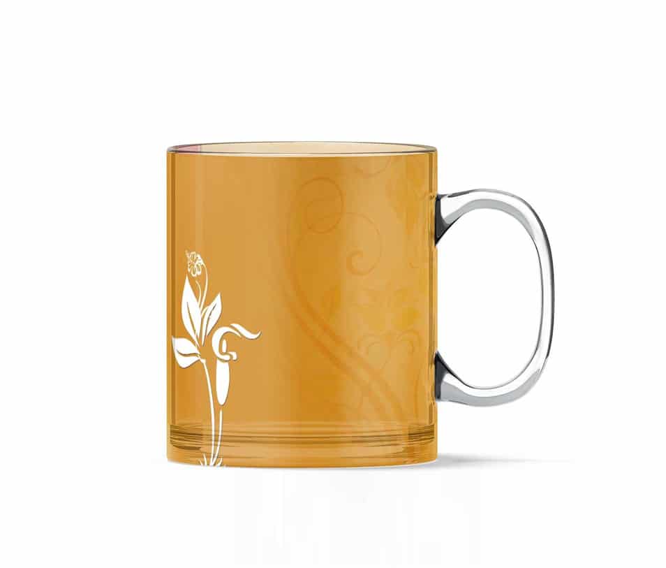 Free Mug Front PSD Mockup