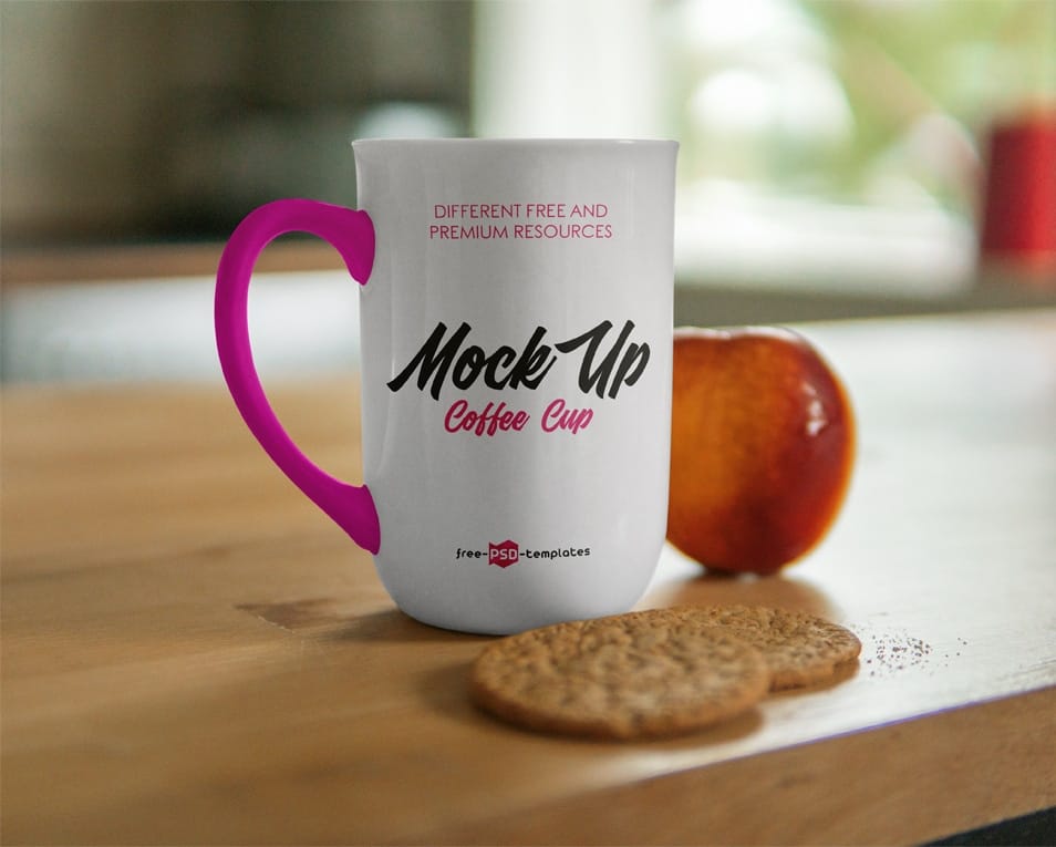 Free Mug V02 Mock-up in PSD