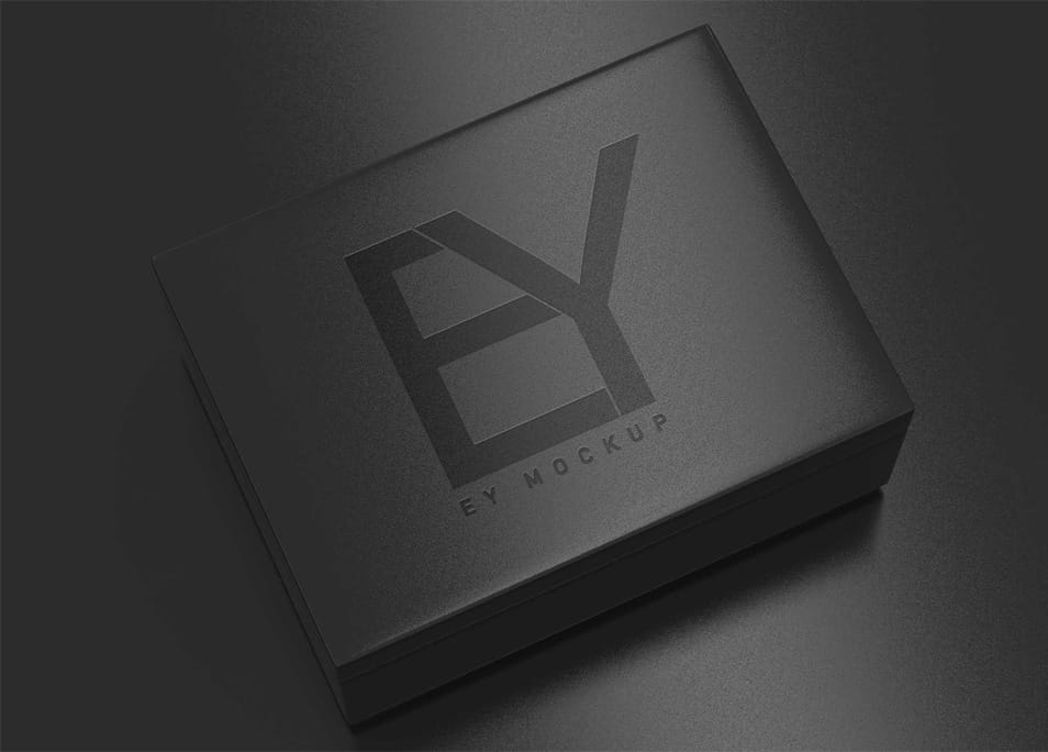Free Premium 3D Box Design Mockup