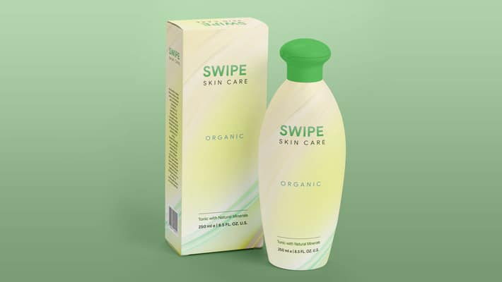 Free Skin Care Cosmetic Bottle & Packaging Mockup PSD