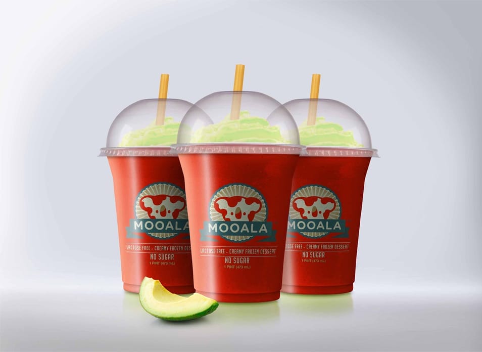 Free Smoothie PSD Cup Label Design Mockup