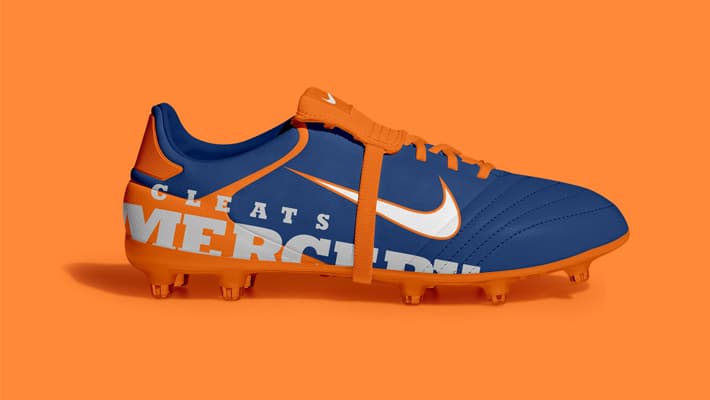 Free Soccer Cleat Shoes Mockup PSD
