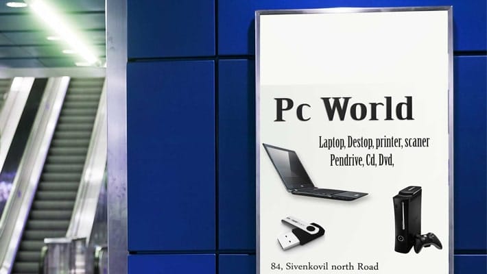 Free Subways Billboard Mockup