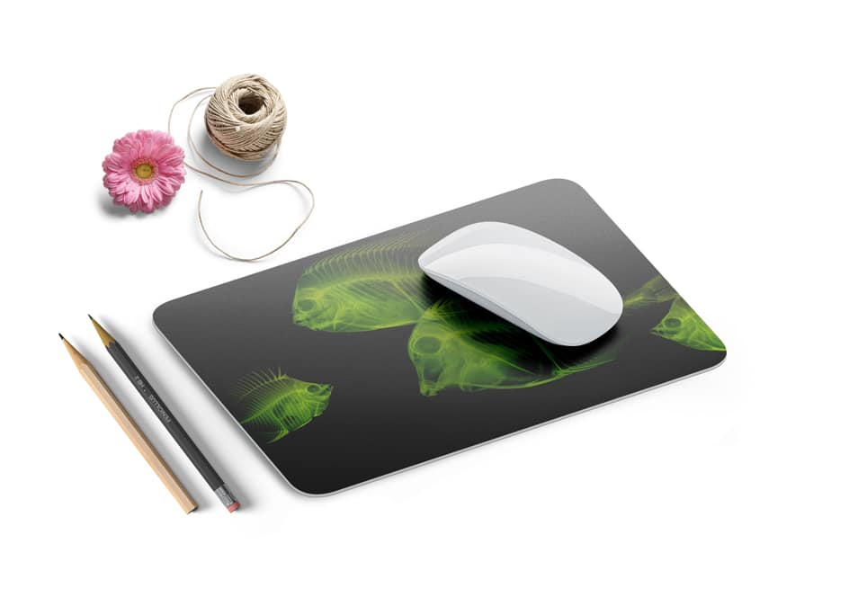 Free Unique Mouse Pad Mockup