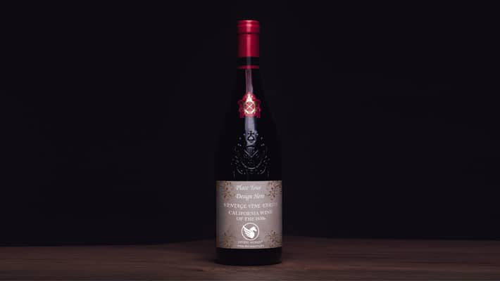 Free Wine Bottle Mockup