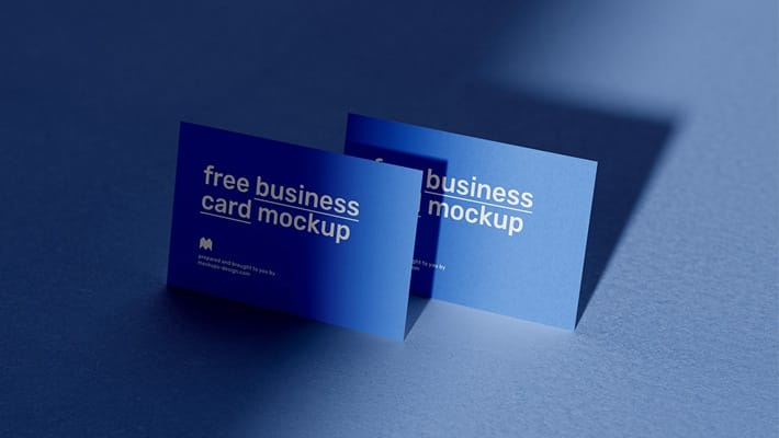 Free Business Cards Mockup