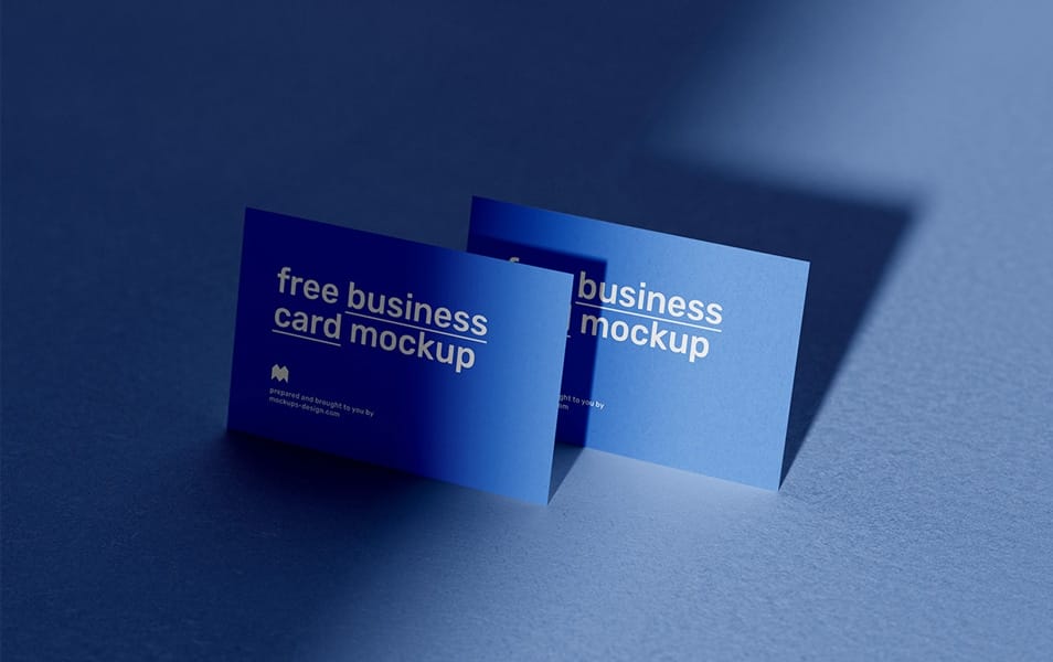 Free Business Cards Mockup