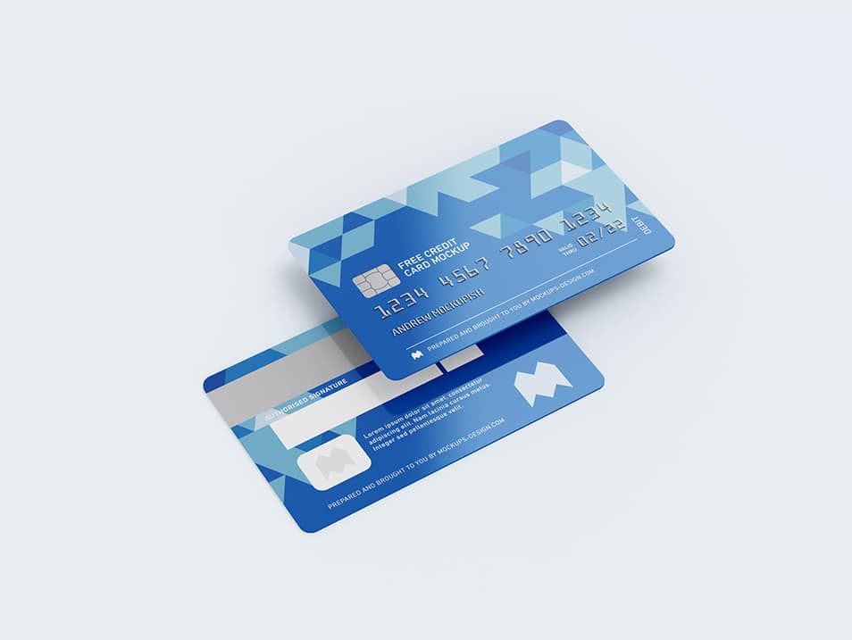 Free Credit Card Mockup