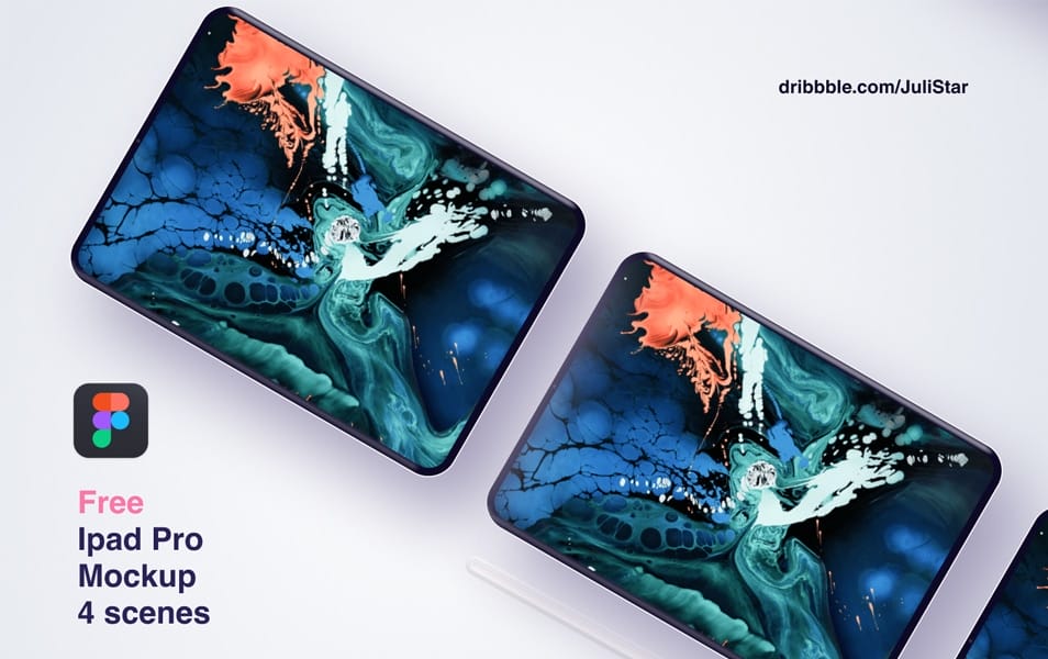 Free iPad Pro Mock Up