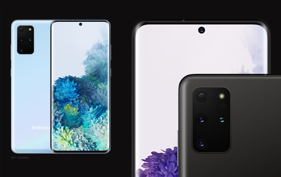 Galaxy S20 Free Mock-ups made in Figma