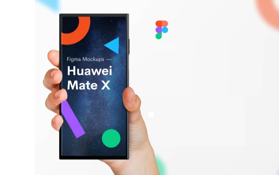 Huawei Mate X Figma Mockup