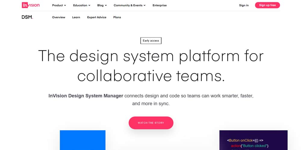 Invision's Design System Manager
