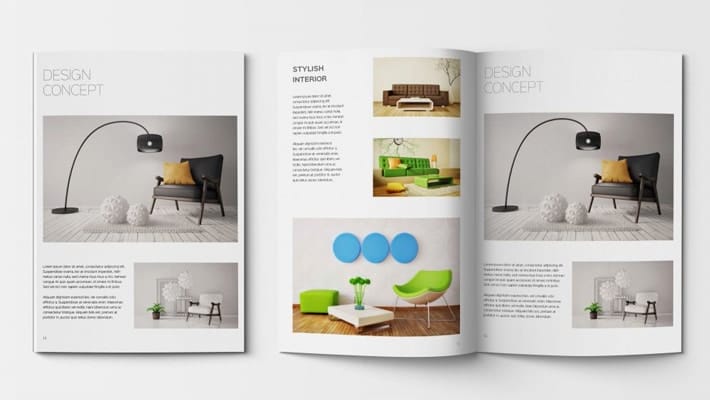 Landscape Catalog PSD Mockups