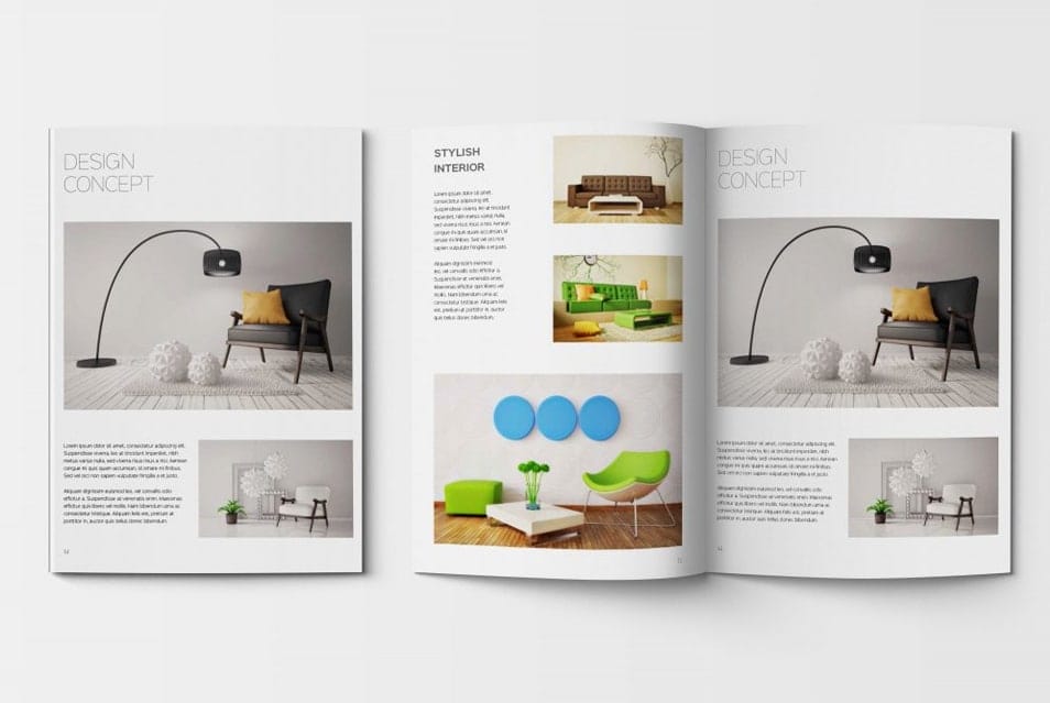 Landscape Catalog PSD Mockups