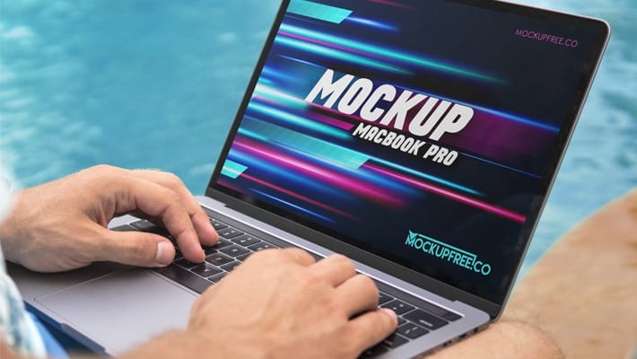 MacBook Pro Free PSD Mockup