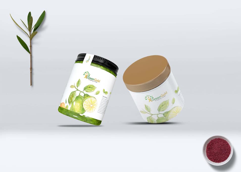 New Jars Bottle Label Presentation Mockup