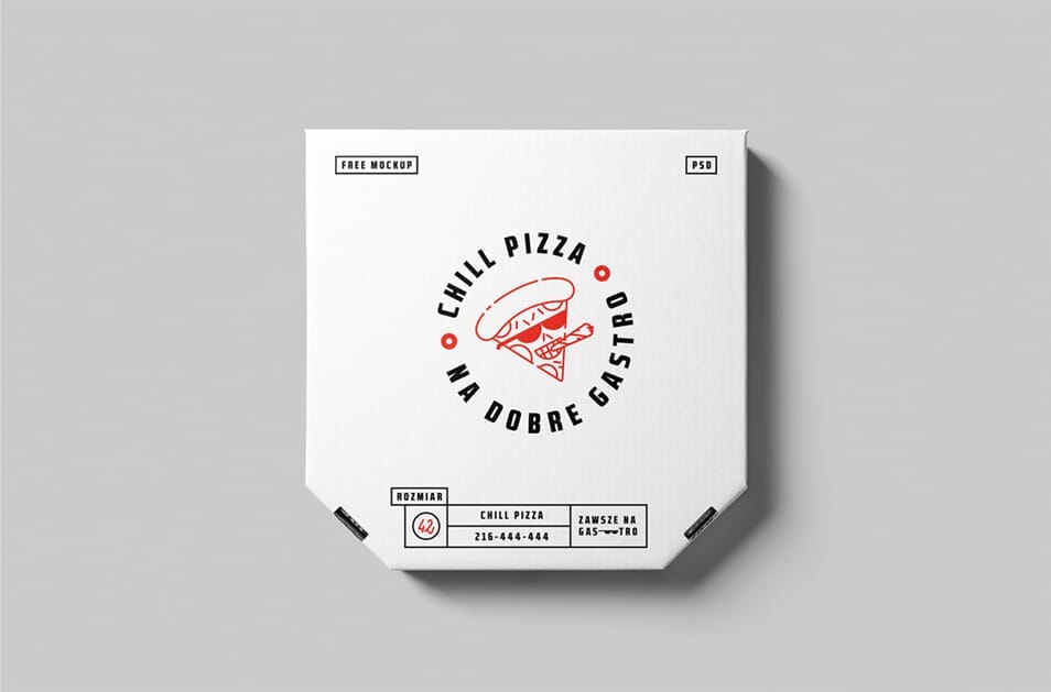 Pizza Box Mockup