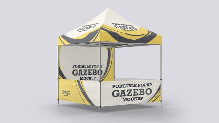 Portable Popup Gazebo Mockup