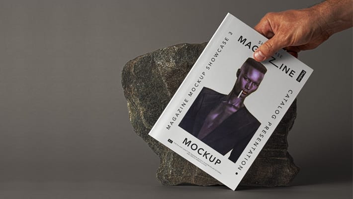 PSD Magazine Mockup Showcase