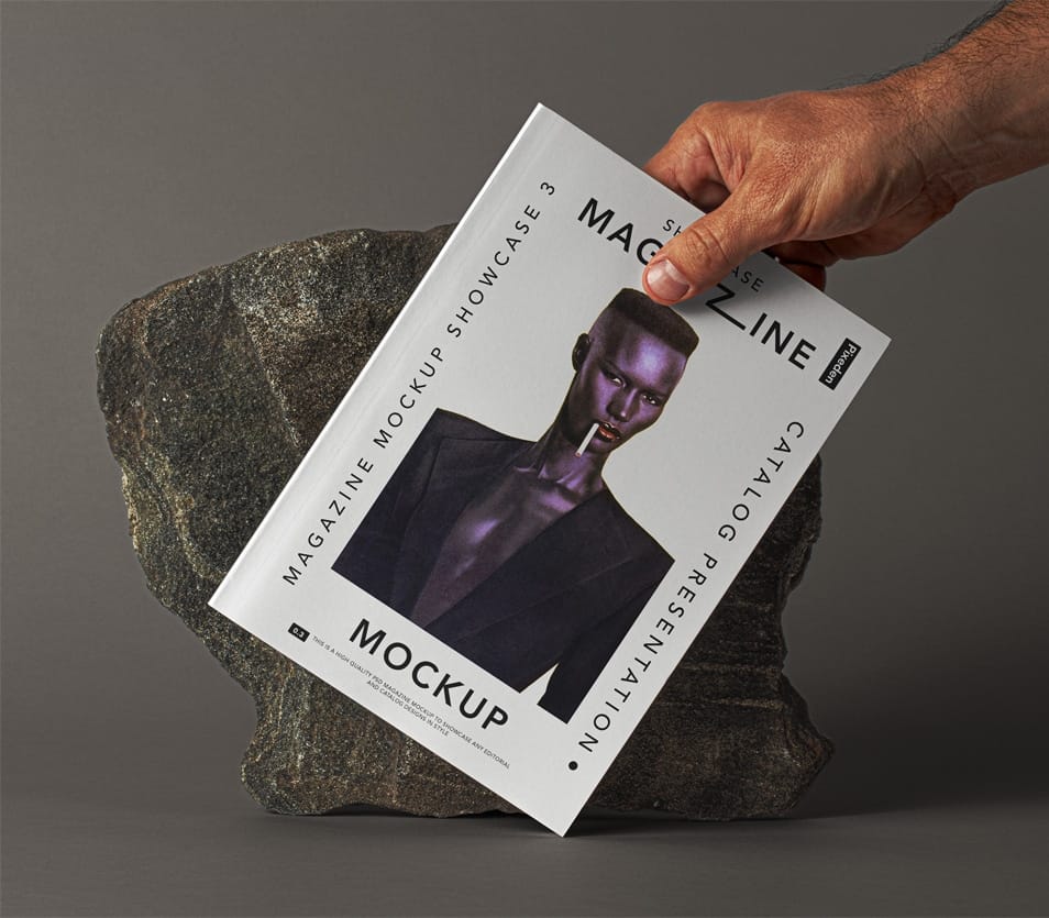 PSD Magazine Mockup Showcase