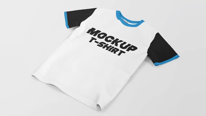 Realistic T-Shirt Free PSD Mockup