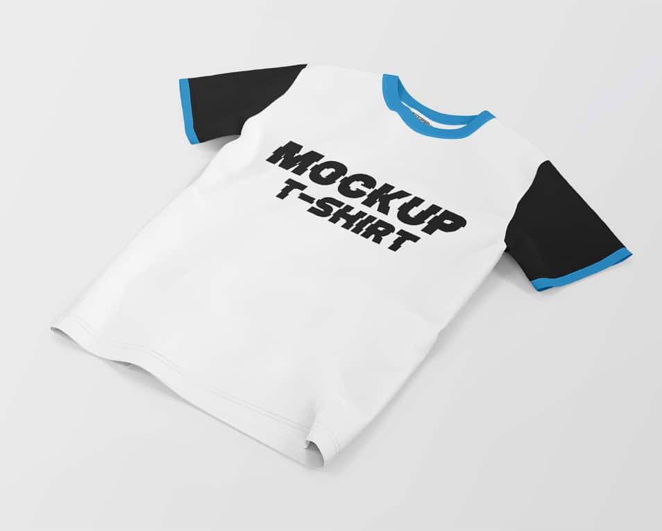 Realistic T-Shirt Free PSD Mockup