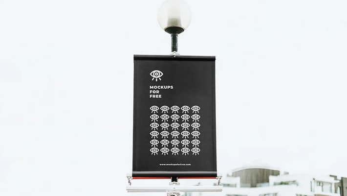 Signboard Simple Mockup