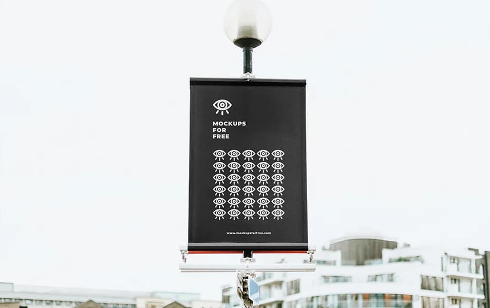 Signboard Simple Mockup