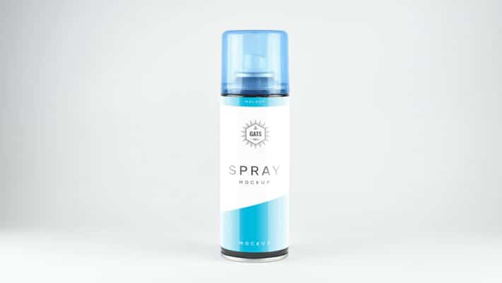 Spray Bottle Mockup