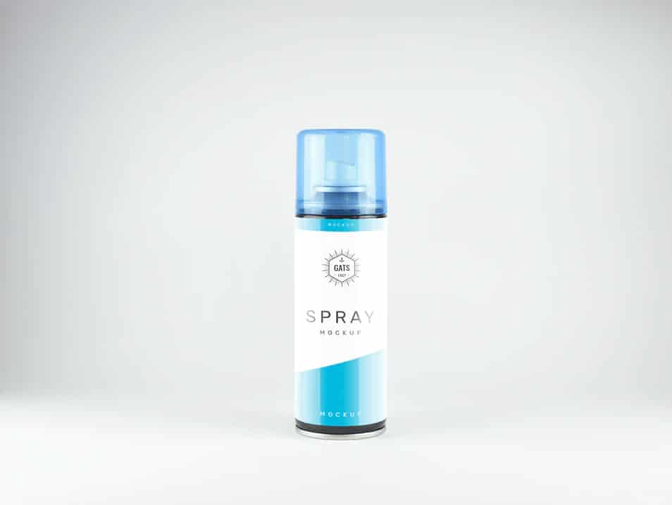 Spray Bottle Mockup