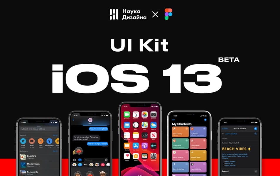 UI Kit for iOS 13 Beta for Figma