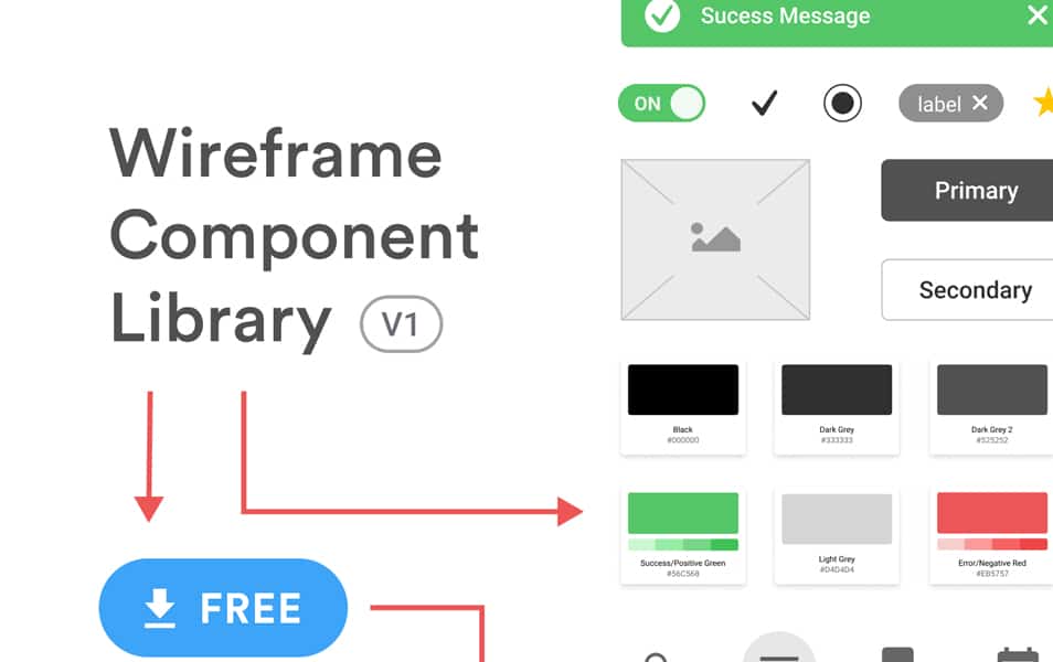Wireframe Component Library