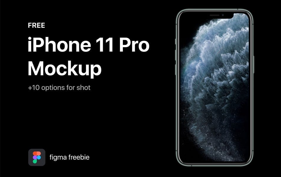 iPhone 11 Pro Freebie Mockup For Figma