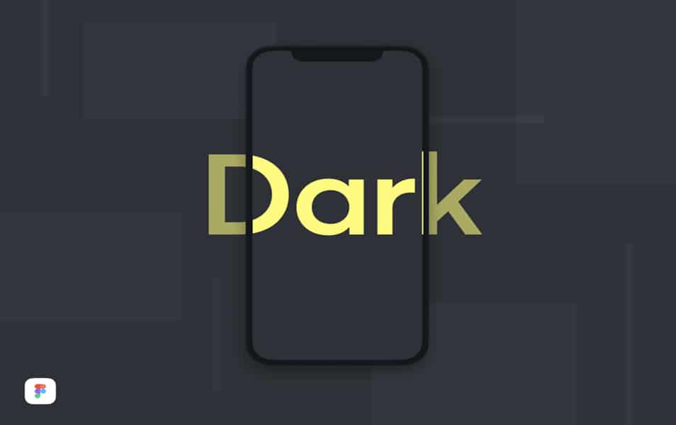 iPhone X Dark Mockup