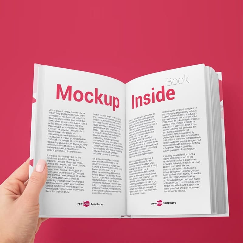 2 Free Book Mock-ups in PSD