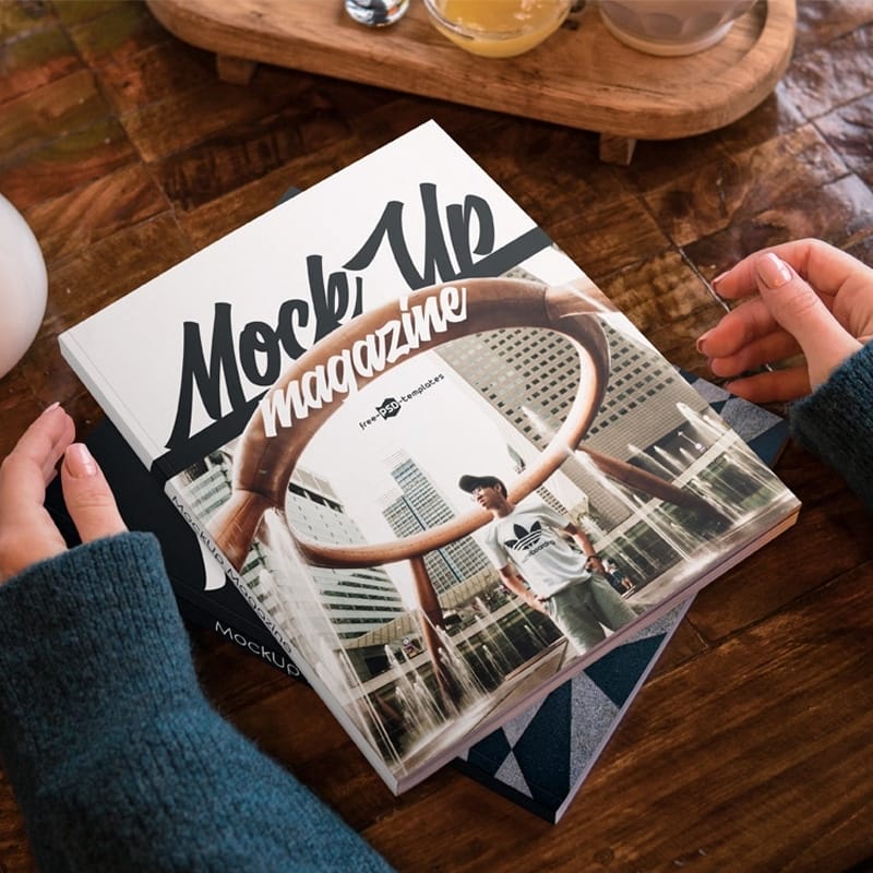 2 Free Magazine Mock-ups in PSD