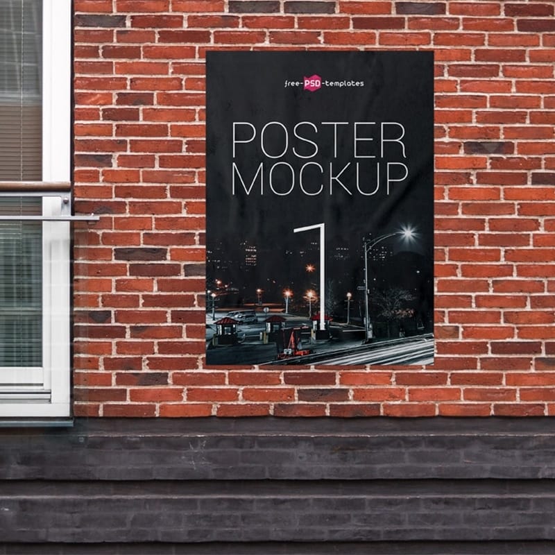 2 Free Street Poster Mock-ups In PSD » CSS Author
