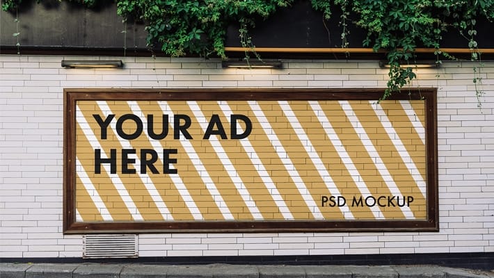 Advertising Billboard Mockup