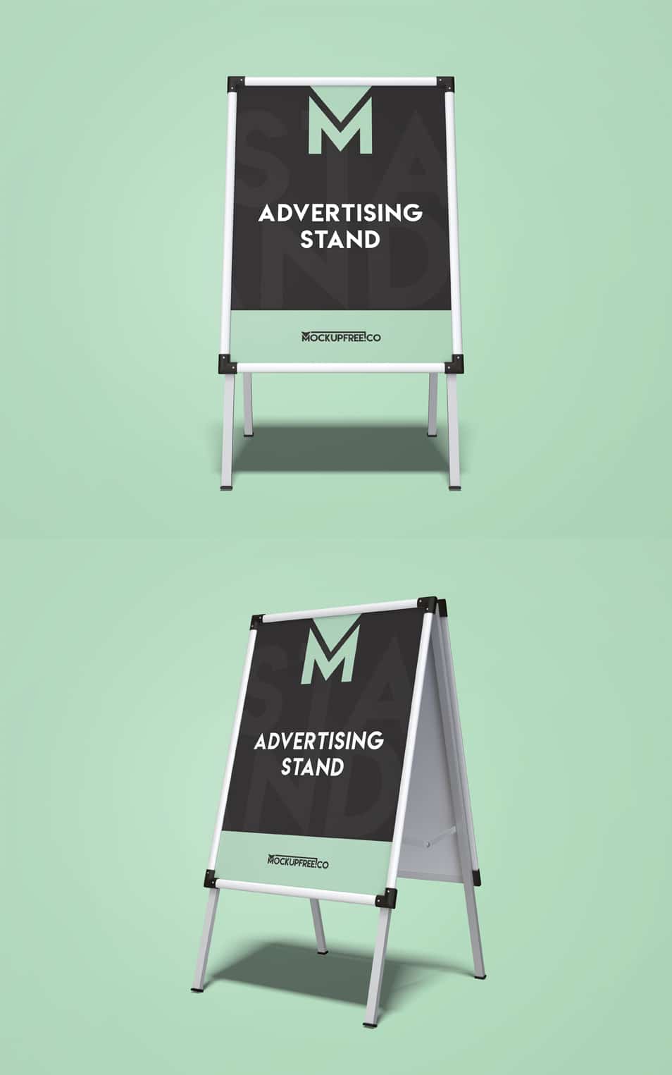 Advertising Stand 2 Free PSD Mockups