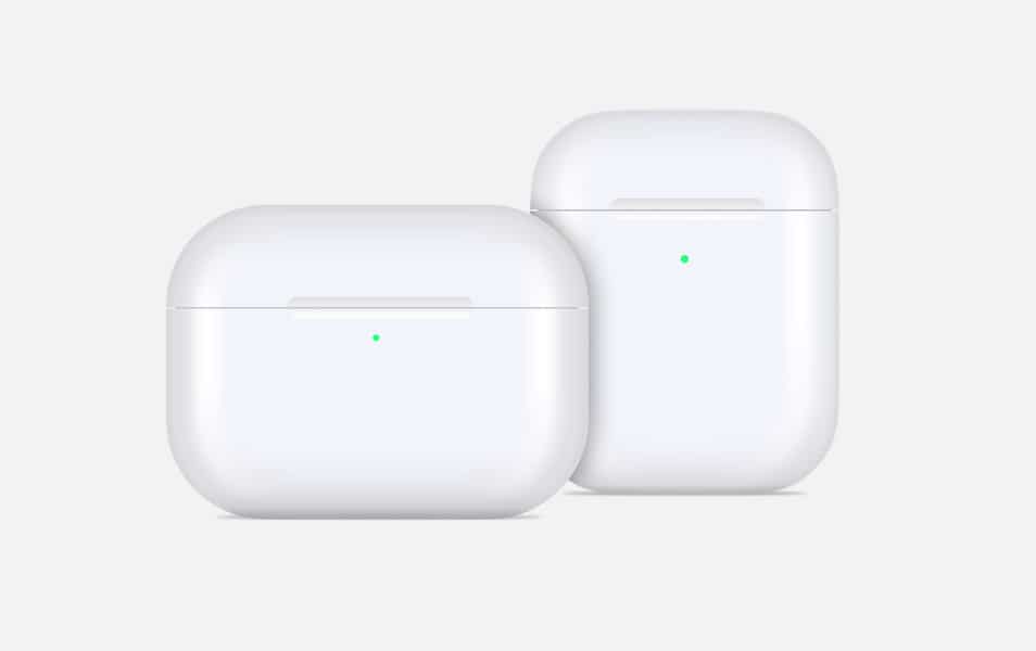 Apple AirPods Vector Mockup