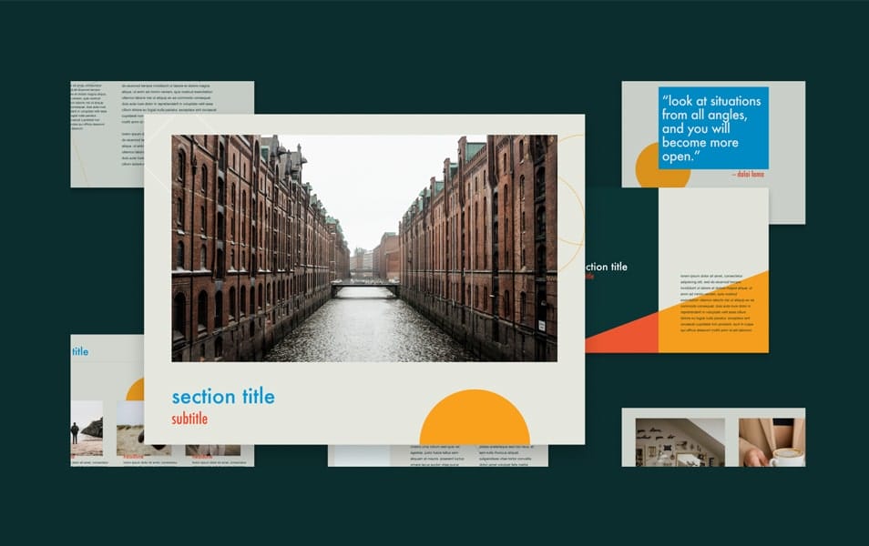 Bauhaus Style Presentation Template