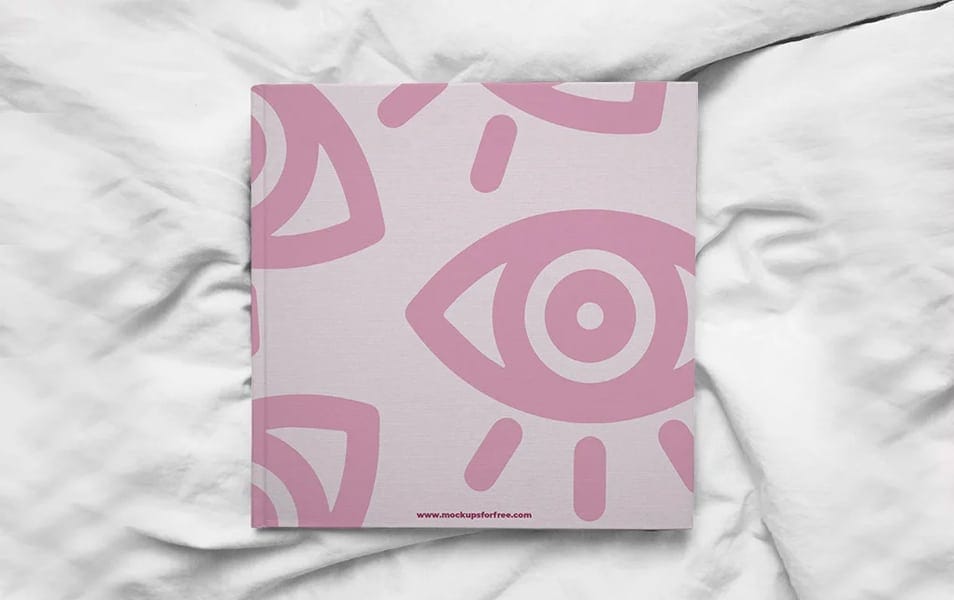 Book On Bed Mockup
